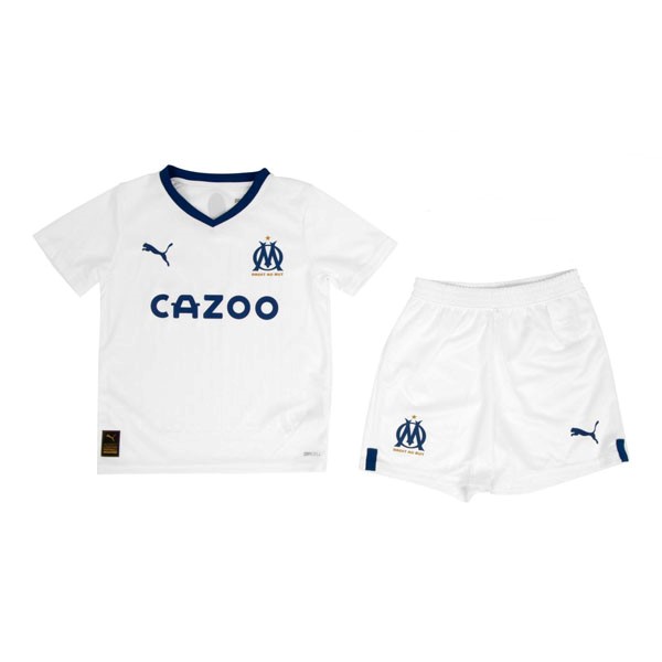 Camiseta Marsella Replica Primera Ropa Niño 2022/23